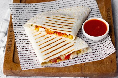 Мексиканская кесадилья