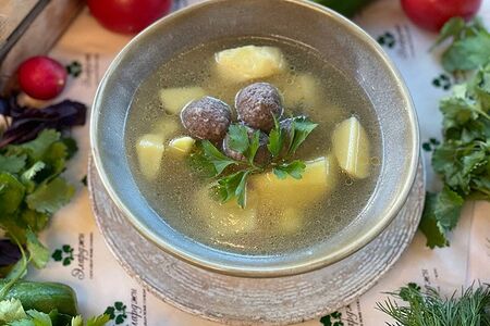Суп с фрикадельками