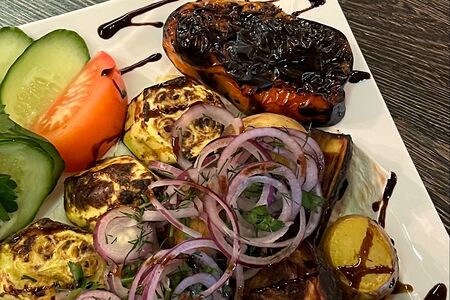 Овощной шашлык