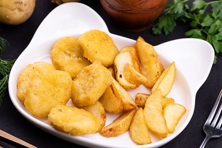 Наггетсы с картофелем фри