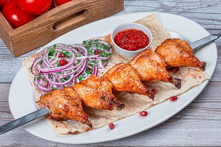 Шашлык из куриной голени