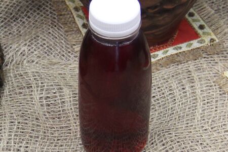 Морс домашний из черной смородины и клюквы