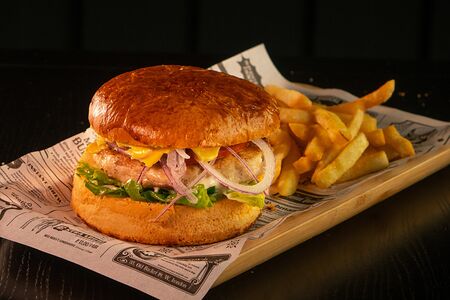 Чизбургер куриный 