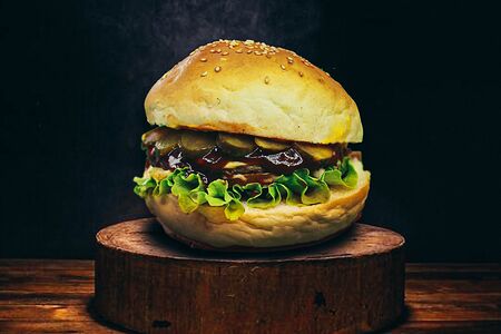 Бургер Барбекю с куриной котлетой