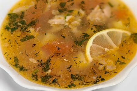 Уха из семги