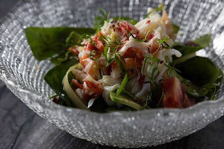 Салат с крабом