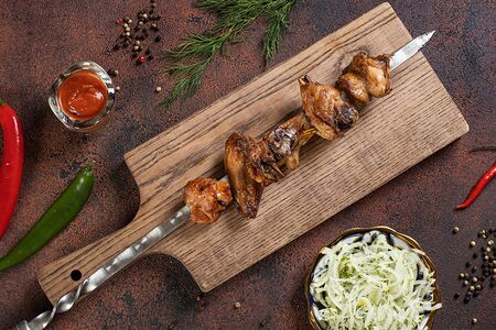 Куски курицы