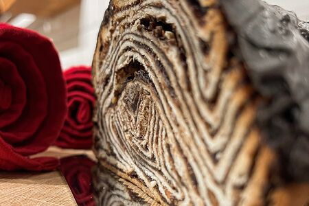 Коса шоколадная