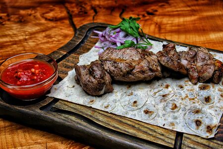 Шашлык из мякоти баранины