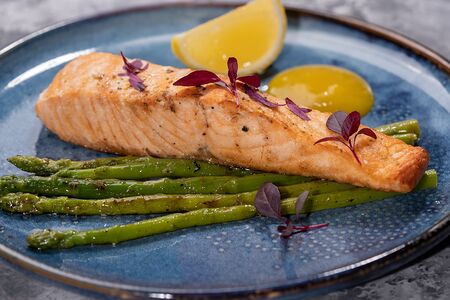 Лосось гриль