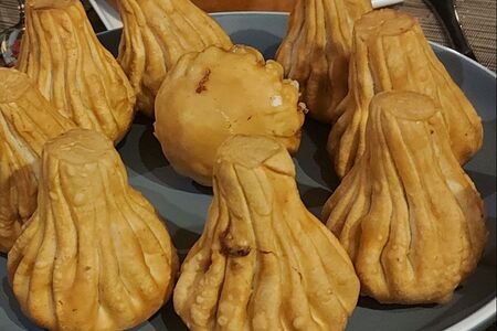 Хинкали с сыром жареные