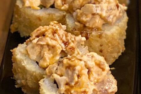 Спайси угорь темпура