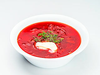 Борщ с фрикаделькой