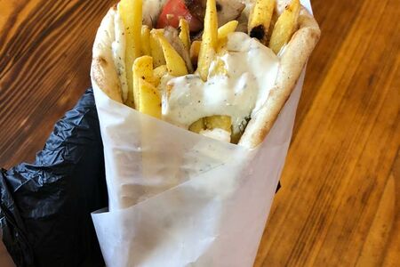 Гирос со свининой (завернутый)