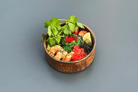 Поке-боул с креветками