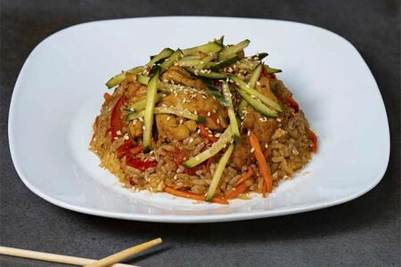 Рис с курицей