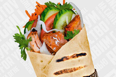 Шаурма фирменная с курицей (стандарт)