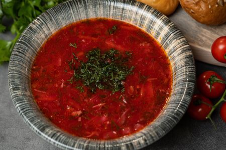 Борщ с мясом