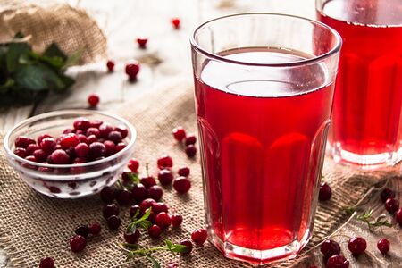 Морс ягодный собственного приготовления