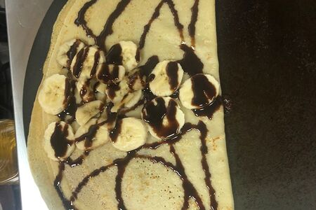 Блин банан-шоколад