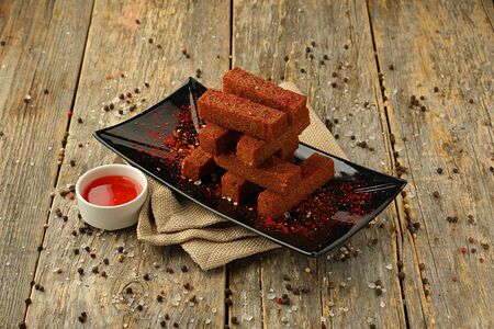 Гренки с чесноком