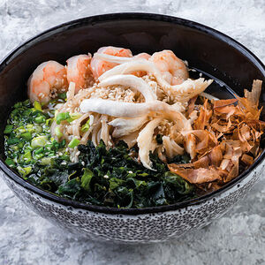 Рамэн с креветками (большая порция)