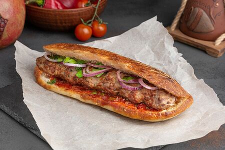 Донар с люля-кебаб из курицы