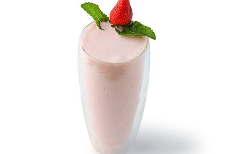 Молочный коктейль Клубника-банан
