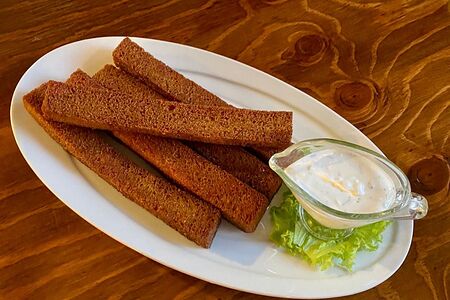 Гренки чесночные