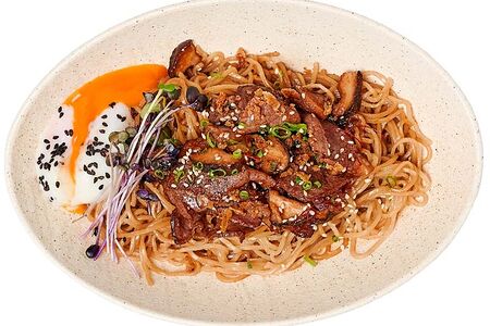 Лапша с говядиной
