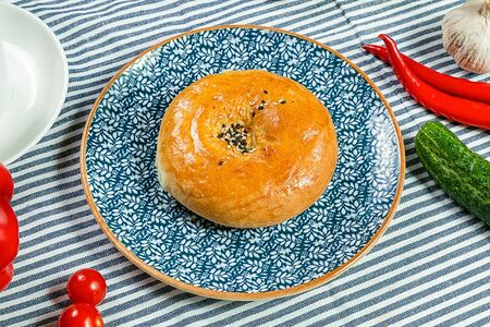 Лепёшка с кунжутом