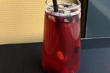 Лимонад Вишня-миндаль