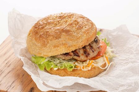 Сэндвич Плескавица для гурманов