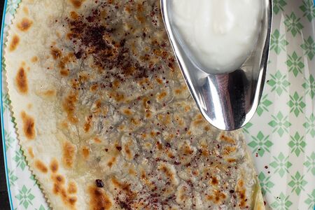 Кутаб с мясом