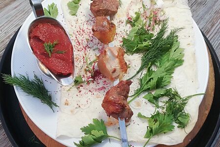 Шашлык из бараньей мякоти