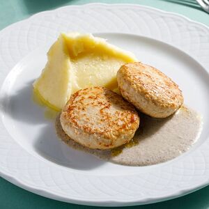 Котлеты из индейки с картофельным пюре