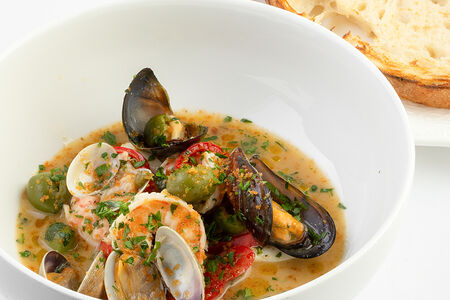 Соте из морепродуктов