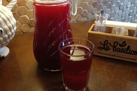 Морс ягодный собственного приготовления