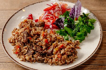 Чайханский плов с бараниной