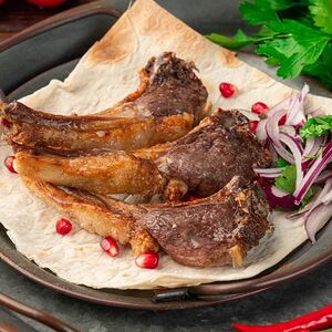 Шашлык из бараньей корейки