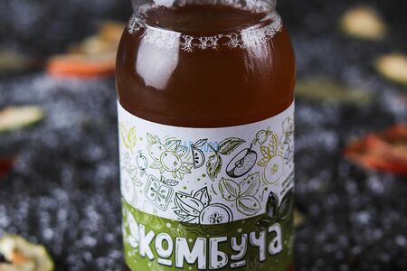 Комбуча яблоко-мята