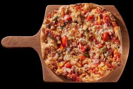 С курицей и овощами гриль