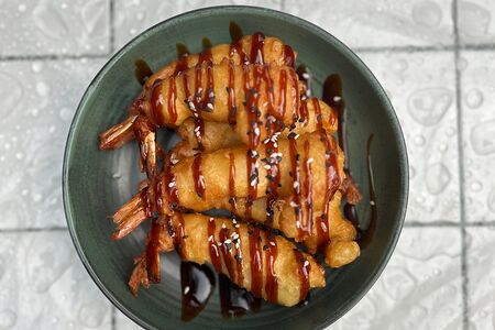 Креветки в темпуре