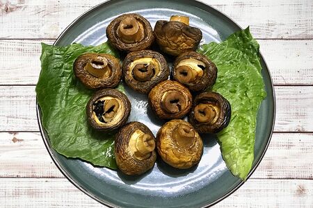 Шампиньоны гриль