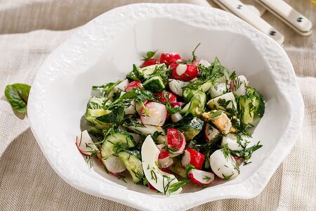 Салат с грядки