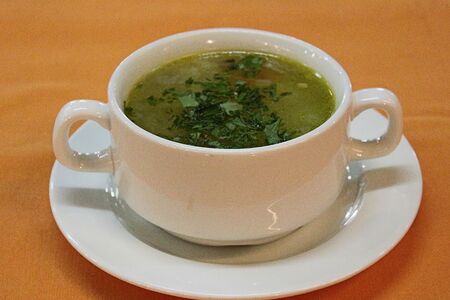 Суп рисовый с курицей