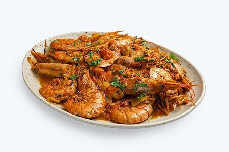 Креветки Афонские Фламбе