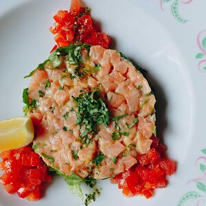 Тартар из лосося