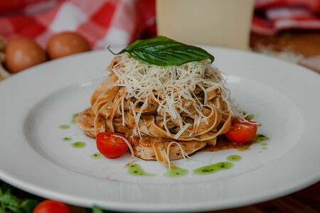 Тальятелле с острой курицей