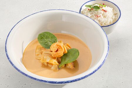 Суп в стиле Том ям с креветками